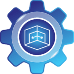3D Virtual Tour Icon Gear